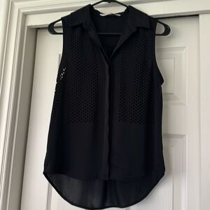 Trina Turk lazer cut tank